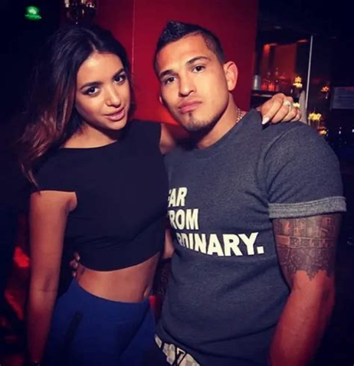 Anthony Pettis with girlfriend Lisette Gadzuric