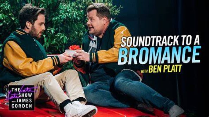 Ben Platt performs 'Soundtrack to a Bromance' with James Corden on 'The Late Late Show'