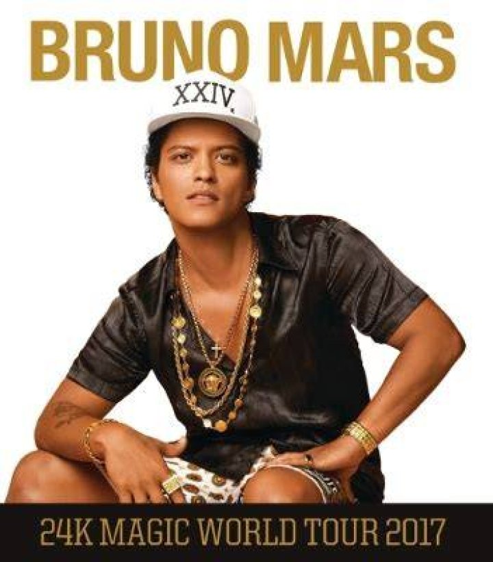 Bruno Mars announces 24K Magic World Tour