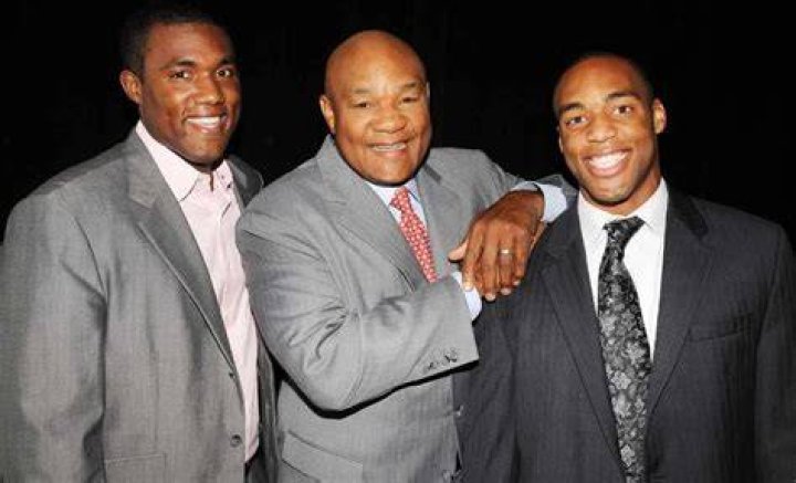 George Foreman III with his daughter 