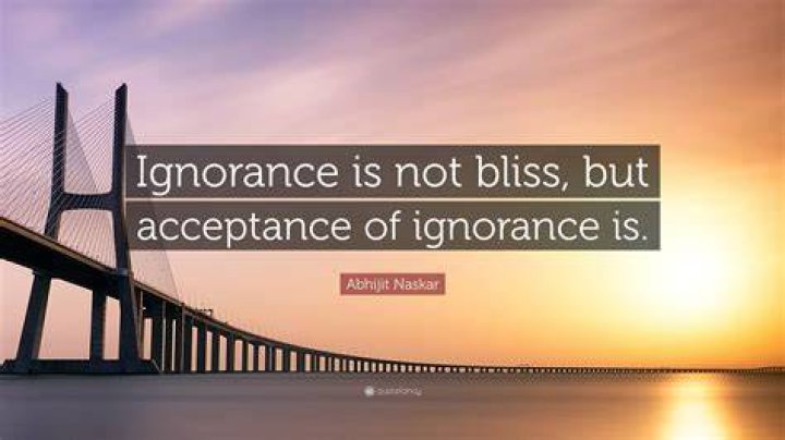 Ignorance - An original poem