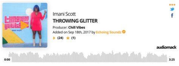 Imani Scott Releases Music Video for “Throwing Glitter”