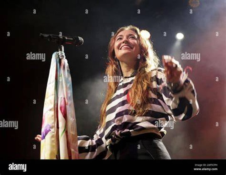 Lauren Daigle performing at o2 Islington in London as part of her Look Up Child world tour