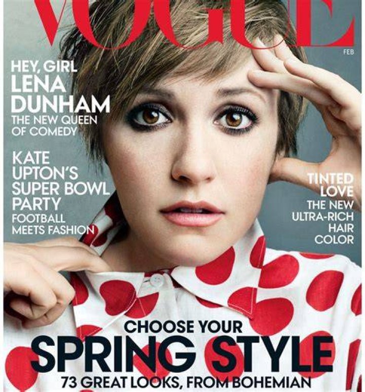 Lena Dunham Covers Vogue Magazine’s February Issue