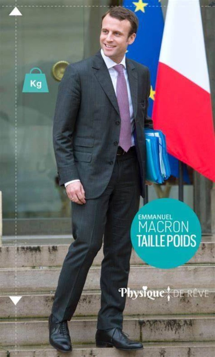 Macron Taille 1M77          