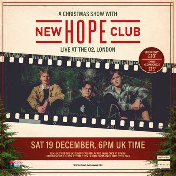 New Hope Club Announce Christmas Virtual Show