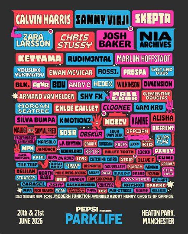 Parklife Festival announces its 2018 line up