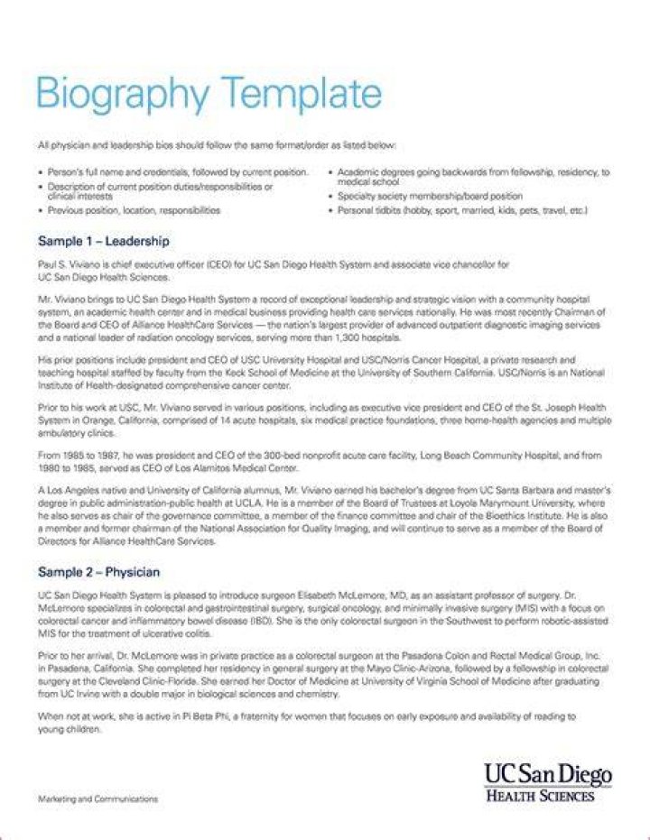 Sample Page - Biography Gist