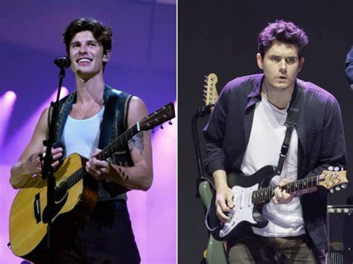 Shawn Mendes joins John Mayer on stage for 'Mercy and 'In Your Atmosphere' mash-up