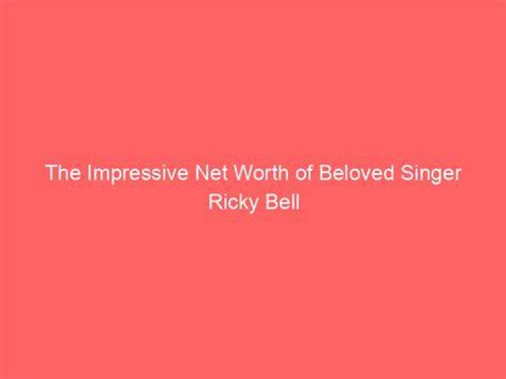 Singer Ricky net worth
