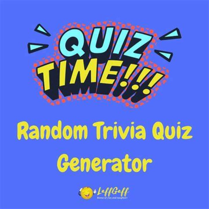 Totally random quiz for anyone