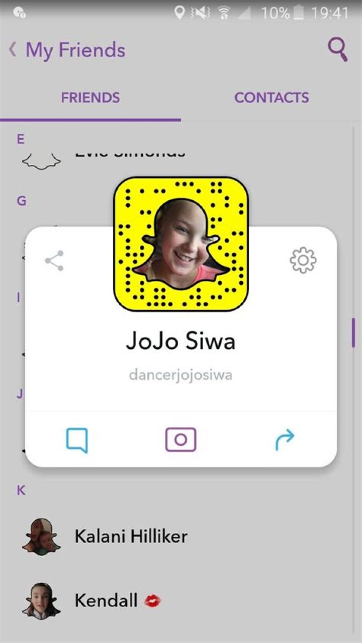 What is JoJo's Snapchat? - CelebMix
